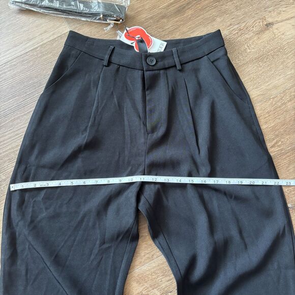 Cider Black Straight Leg Dress Pants - Size Small NWT - Picture 6 of 7